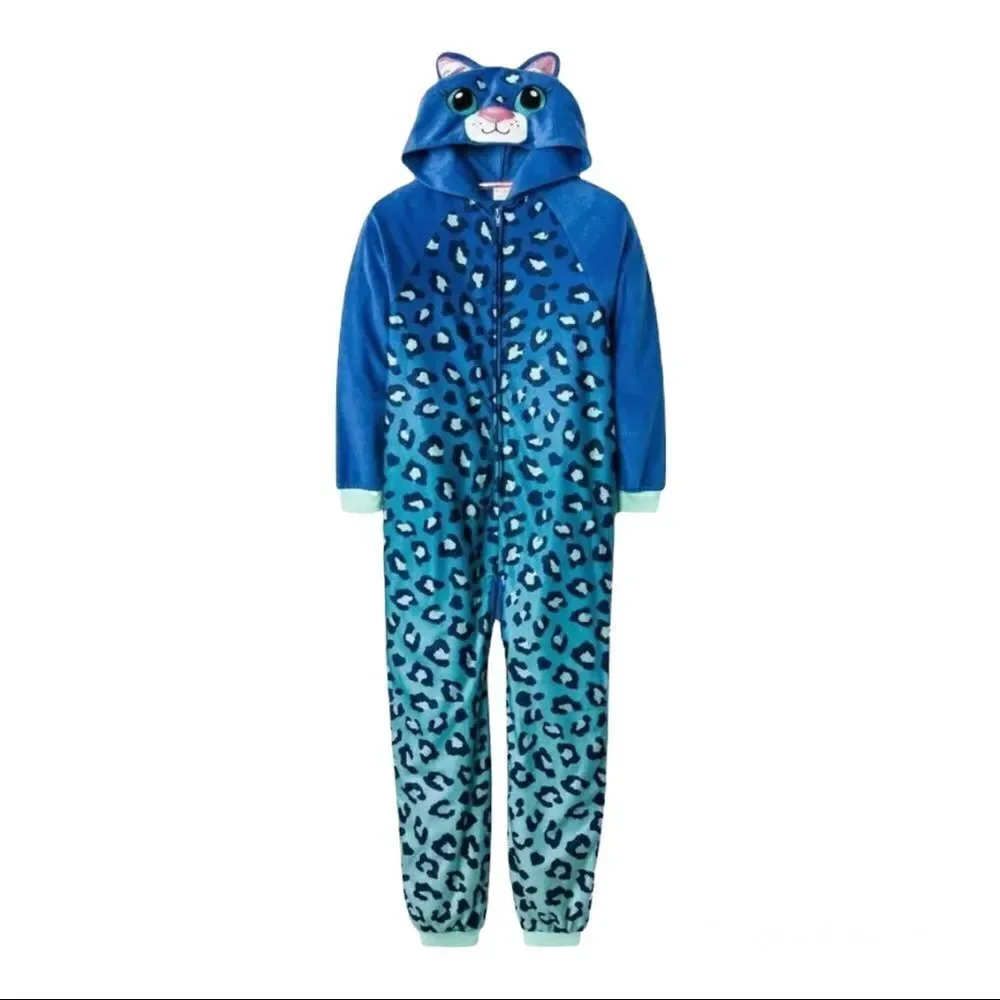 Cat & Jack Cat Onesie Hoodie Pajamas